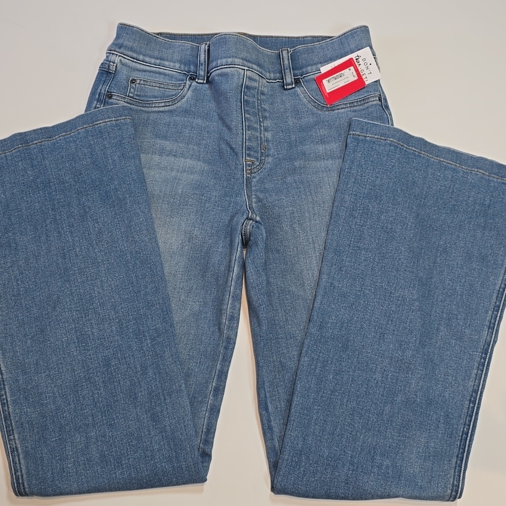 SPANX Stonewash High Rise Flare Jeans - Picture 6 of 16